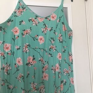 🎉 (5/$20)Torrid teal floral tank